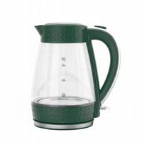 Czajnik elektryczny bezprzewodowy szklany zielony 1,7l 2200W Łucznik PK2018