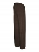 Mamalicious spodnie eleganckie damskie proste 7/8 brązowy rozmiar M