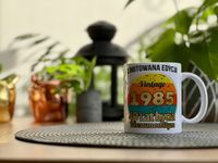 PREZENT NA 40 URODZINY DLA KOBIETY MĘŻCZYZNY KUBEK NA KAWĘ 40 LAT 1985 ROK