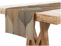 Bieżnik na Stół 40x160 Dekoracyjny Brązowy 9508