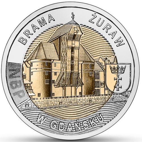 Odkryj Polskę - Brama Żuraw w Gdańsku 5 zł 2021 na Arena.pl