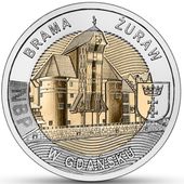 Odkryj Polskę - Brama Żuraw w Gdańsku 5 zł 2021