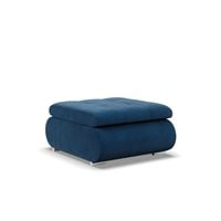 PUFA FORESTA GRANATOWY NIEBIESKI Podnóżek PUF SZTRUKS POSO Otwierana