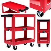 Mocny wózek warsztatowy narzędziowy kółka z zabezpieczeniem KD1065