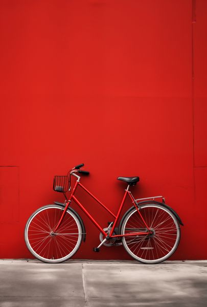 Plakat 61x90,5cm Czerwony Rower zdjęcie 1