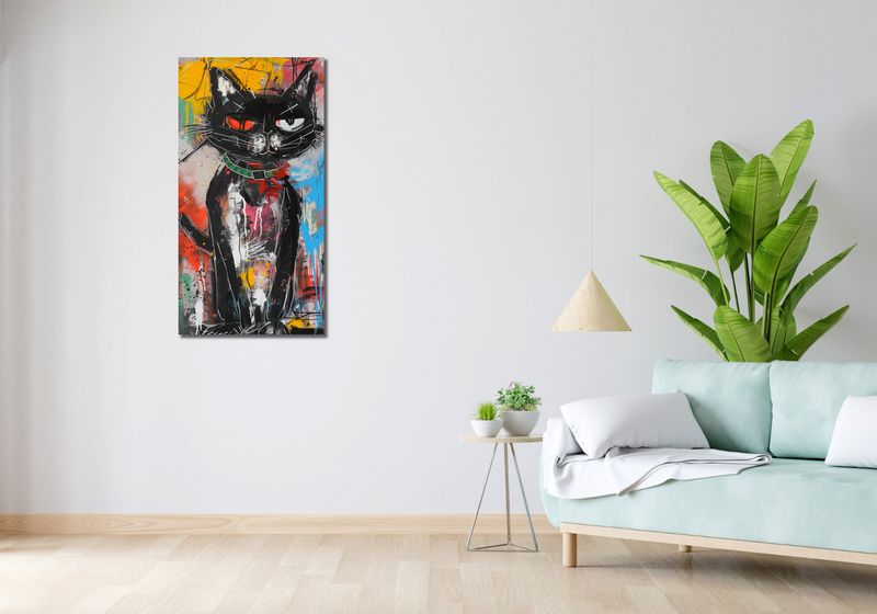 Obraz 50x100cm Gburowaty Kiciak zdjęcie 2