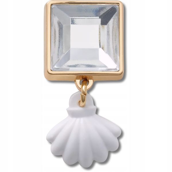 Przypinka Crocs Jibbitz Pin Do Butów Silver Seashell Dangle zdjęcie 1