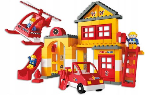 KLOCKI DLA DZIECI UNICO STRAŻ POŻARNA KONSTRUKCYJNE 96 ELEMENTÓW na Arena.pl