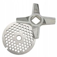 Sitko i Nożyk dwustronny do maszynki do mięsa Zelmer numer 8 średnica 4