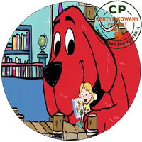 Opłatek na tort Clifford - Wielki Czerwony Pies