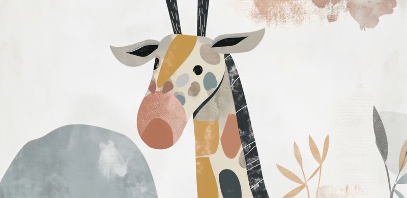 Plakat 91,3x44,5cm Żyrafa Bambino zdjęcie 1