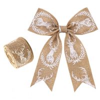 taśma świąteczna na kokardę, wstążka na prezent bożonarodzeniowa