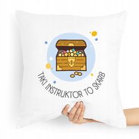 Poduszka Dla Instruktora Taki Instruktor To Skarb Z Nadrukiem Ze Zdjęciem