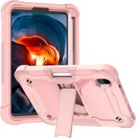 Etui iPad Mini 6 8.3 2021 Pancerne Shockproof Stojak Różowe Złoto