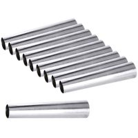 10x Rurki Cukiernicze Foremki Stalowe do Rurek z Kremem Ciastek 10 cm