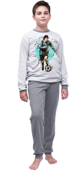 Piżama dziecięca Messi z autografem zdjęcie 2