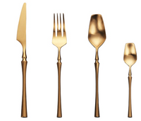 Sztućce - NEW DESIGN 24 Szt - Złote - OKAZJA!