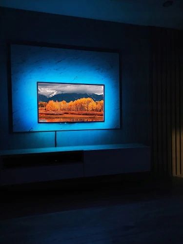 TAŚMA LED RGB KOLOROWA 5M WODOODPORNA PASEK 5050 ZESTAW NA BIURKO + PILOT na Arena.pl