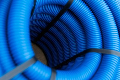 RURA KARBOWANA AROT 40mm 50m PESZEL DO ZIEMI Z PILOTEM NIEBIESKA DVR RDG na Arena.pl