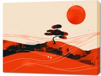 Obraz 90x70cm Czerwone Pustynne Pejzaże