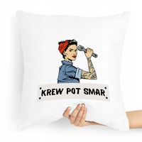 Poduszka Prezent Dla Mechanika Smar Pot Krew Z Nadrukiem Ze Zdjęciem