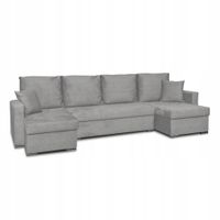 Narożnik Bella BIG rozkładany z funkcją spania Family Meble szary