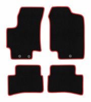 Dywaniki welurowe CARLUX-RED do Kia Rio II DE 2005-2011 hatchback