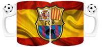 Kubek z piłką dla Fana Barca Barcelona