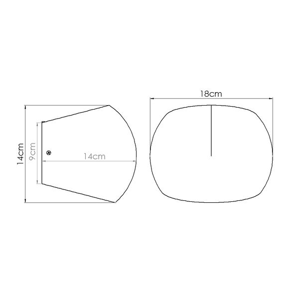 Kinkiet GLOBE beton zdjęcie 10