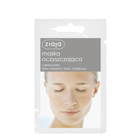 Ziaja maska oczyszczająca z glinką szarą - 7ml