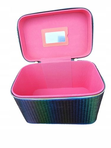 HOLOGRAFICZNY KUFEREK NA KOSMETYKI BIZUTERIĘ WALIZKA KOSMETYCZKA ORGANIZER na Arena.pl