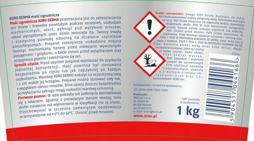 BROS KORO DERMA maść ogrodnicza 1 kg na Arena.pl