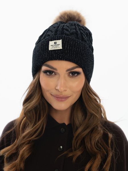 czapka ptn hat-06-7651 black zdjęcie 2