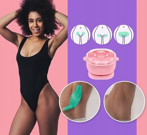 ZESTAW WOSK DO DEPILACJI PODGRZEWACZ wosku 6x WOSK TWARDY W GRANULKACH na Arena.pl