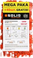 Klipsy do poziomowania płytek Solid 440 szt. (1.0 mm)