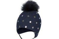 BROEL Margherita czapka na zimę dla dziewczynki granat 44-46