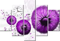 105CM 150CM ZEGAR 5 ELEM FIOLETOWE DMUCHAWCE DRUK OBRAZ