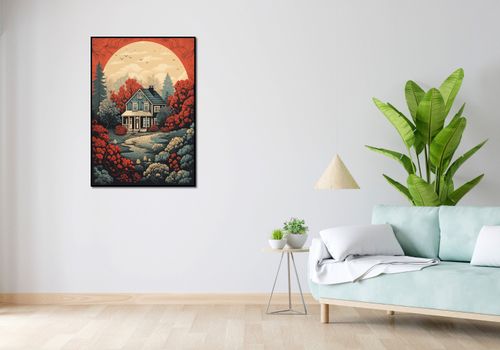 Plakat 70x100cm Idylla Rustykalna na Arena.pl