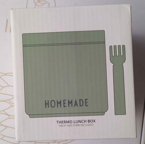 Design Letters Izolowany słoik na żywność z widelc na Arena.pl