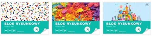 blok rysunkowy a4/20k biały 80g a'10 0006 na Arena.pl