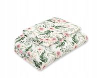 Komplet pościeli dla niemowląt z wypełnieniem 2-cz 75x100cm NEWBORN - peoni