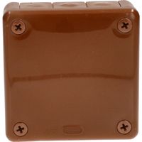 Puszka brązowa nt 98x98x42 z gumami 041-02 ViPlast