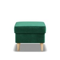Podnóżek do fotela, Myso, 49x49x40 cm, butelkowa zieleń | TYLETEGOTU