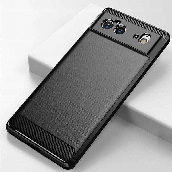 Spacecase Carbon Google Pixel 6A Czarny zdjęcie 7
