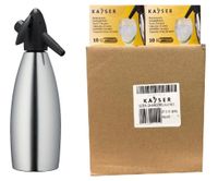 SYFON DO WODY SODOWEJ INOX 1L + KARTON NABOI | KAYSER 3801PL