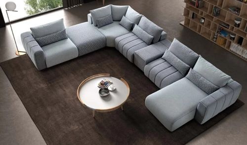 Narożnik modułowy ROMA do salonu łączący styl nowoczesny z eleganckim! na Arena.pl