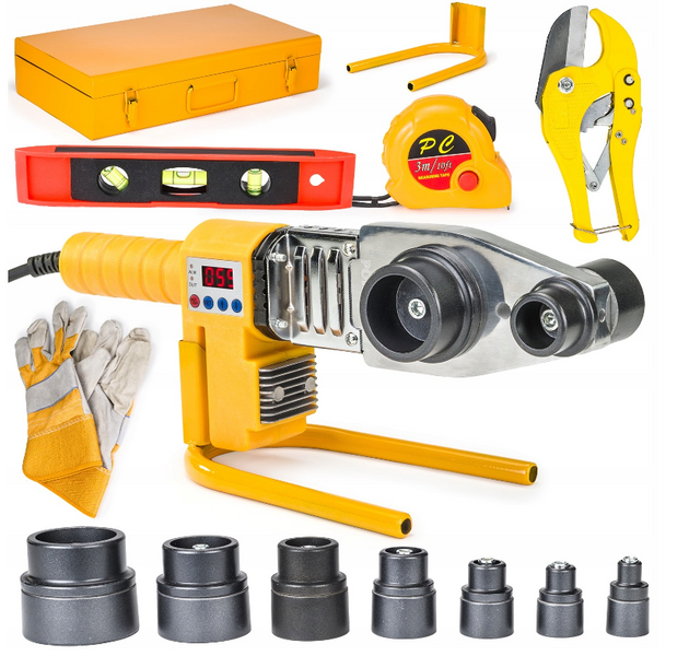 ZGRZEWARKA DO RUR PCV PP 2800W LCD MATRYCE 16-63MM PM-ZGP-2800 zdjęcie 1