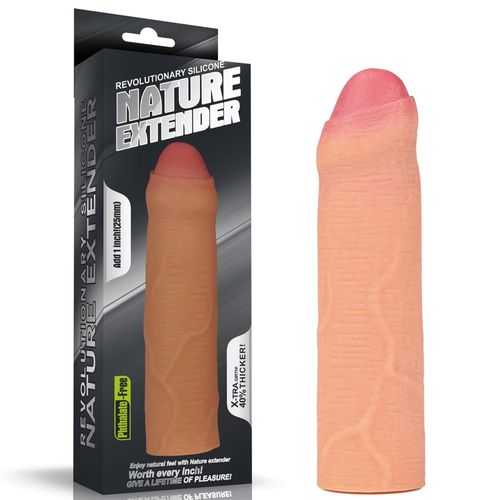 Add 1"" Revolutionary Silicone Nature Extender Uncircumcised na Arena.pl
