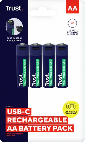 Akumulatory TRUST AA USB-C 4 szt. na Arena.pl