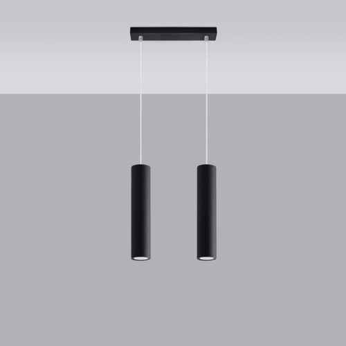 Lampa wisząca LAGOS 2 czarny na Arena.pl